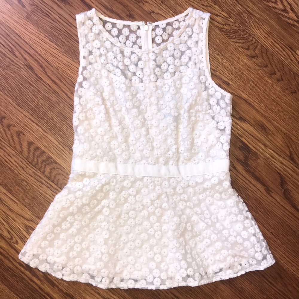 Banana Republic Peplum tank